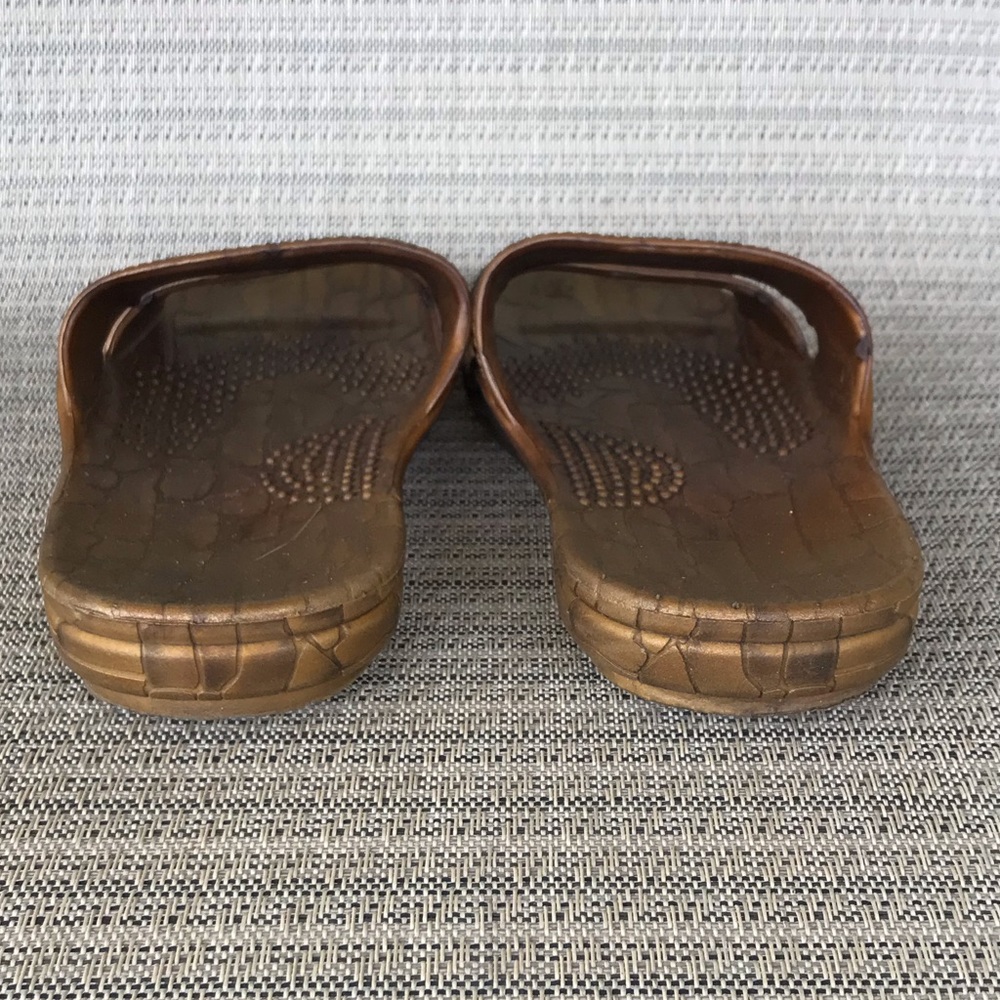 Imperial Sandals Hawaii Rubber Sandals Brown Size 9 - Picture 4 of 7